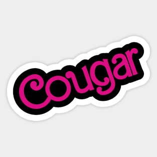 Barbie Cougar Sticker